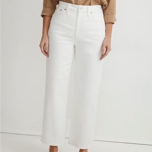 Madewell Perfect Vintage Wide Leg Cropped Jeans Size 24